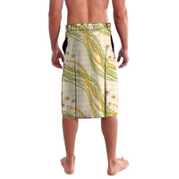 Melemele Ahiahia Hawai'i Palaka Plumeria Lavalava Puakenikeni and Maile Lei LT9 - Polynesian Pride