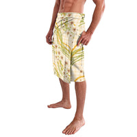 Melemele Ahiahia Hawai'i Palaka Plumeria Lavalava Puakenikeni and Maile Lei LT9 - Polynesian Pride
