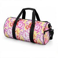 Palaka with Honu and Hibiscus Duffle Bag Hawaiian Heritage Spirit LT9 - Polynesian Pride
