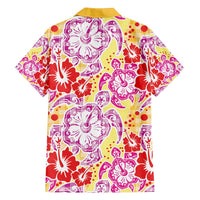 Palaka with Honu and Hibiscus Family Matching Summer Maxi Dress and Hawaiian Shirt Hawaiian Heritage Spirit LT9 - Polynesian Pride
