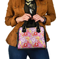 Palaka with Honu and Hibiscus Shoulder Handbag Hawaiian Heritage Spirit - Polynesian Pride