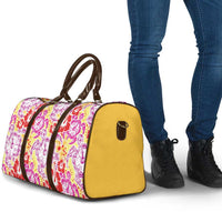 Palaka with Honu and Hibiscus Travel Bag Hawaiian Heritage Spirit - Polynesian Pride