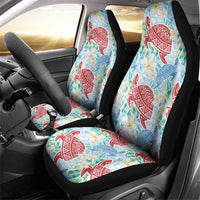 Palaka with Honu and Plumeria Car Seat Cover Hawaiian Heritage Spirit LT9 - Polynesian Pride