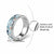 Blue Palaka Crane and Flowers Classic Ring Japan Heritage Spirit - Polynesian Pride
