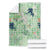 Green Palaka Crane and Flowers Blanket Japan Heritage Spirit - Polynesian Pride