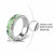 Green Palaka Crane and Flowers Classic Ring Japan Heritage Spirit - Polynesian Pride