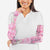 Pink Palaka Crane and Flowers Arm Sleeves Japan Heritage Spirit - Polynesian Pride