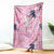 Pink Palaka Crane and Flowers Blanket Japan Heritage Spirit - Polynesian Pride