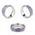 Purple Palaka Crane and Flowers Classic Ring Japan Heritage Spirit - Polynesian Pride