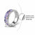 Purple Palaka Crane and Flowers Classic Ring Japan Heritage Spirit - Polynesian Pride