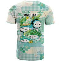 Personalized Japanese Kawaii Sushi T Shirt Green Wagara Palaka This Is How I Roll LT9 - Polynesian Pride