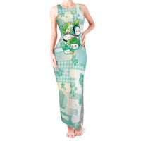 Personalized Japanese Kawaii Sushi Tank Maxi Dress Green Wagara Palaka This Is How I Roll