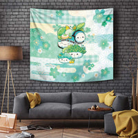 Japanese Kawaii Sushi Tapestry Green Wagara Palaka This Is How I Roll