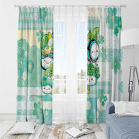Japanese Kawaii Sushi Window Curtain Green Wagara Palaka This Is How I Roll
