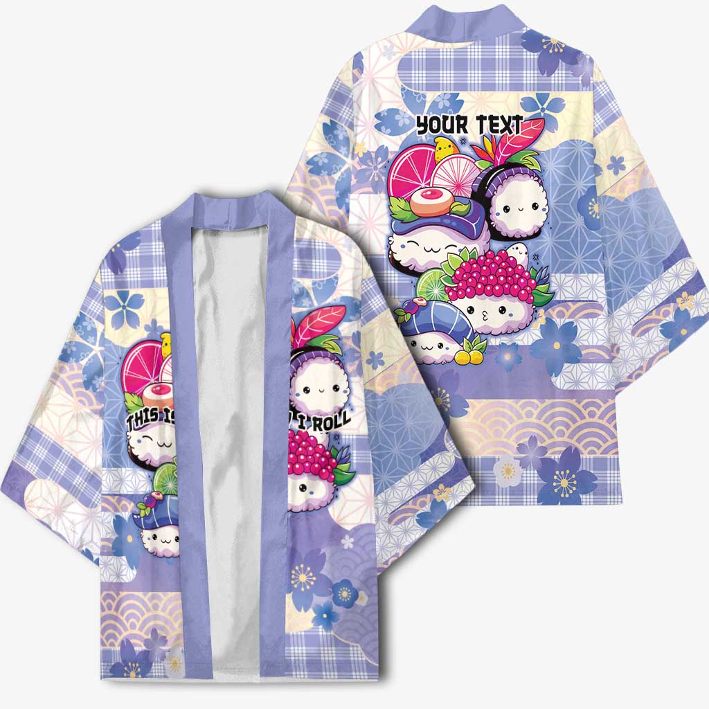 Personalized Japanese Kawaii Sushi Kimono Blue Wagara Palaka This Is How I Roll