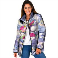 Personalized Japanese Kawaii Sushi Padded Jacket Blue Wagara Palaka This Is How I Roll