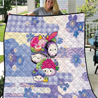 Japanese Kawaii Sushi Quilt Blue Wagara Palaka This Is How I Roll