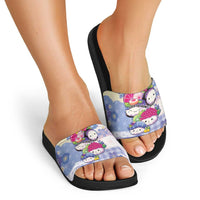 Japanese Kawaii Sushi Slide Sandals Blue Wagara Palaka This Is How I Roll