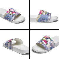 Japanese Kawaii Sushi Slide Sandals Blue Wagara Palaka This Is How I Roll