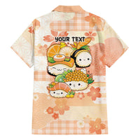 Personalized Japanese Kawaii Sushi Family Matching Tank Maxi Dress and Hawaiian Shirt Peach Wagara Palaka This Is How I Roll LT9 - Polynesian Pride