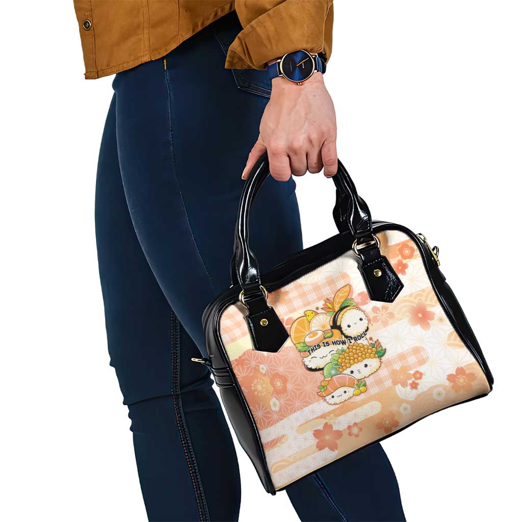 Japanese Kawaii Sushi Shoulder Handbag Peach Wagara Palaka This Is How I Roll