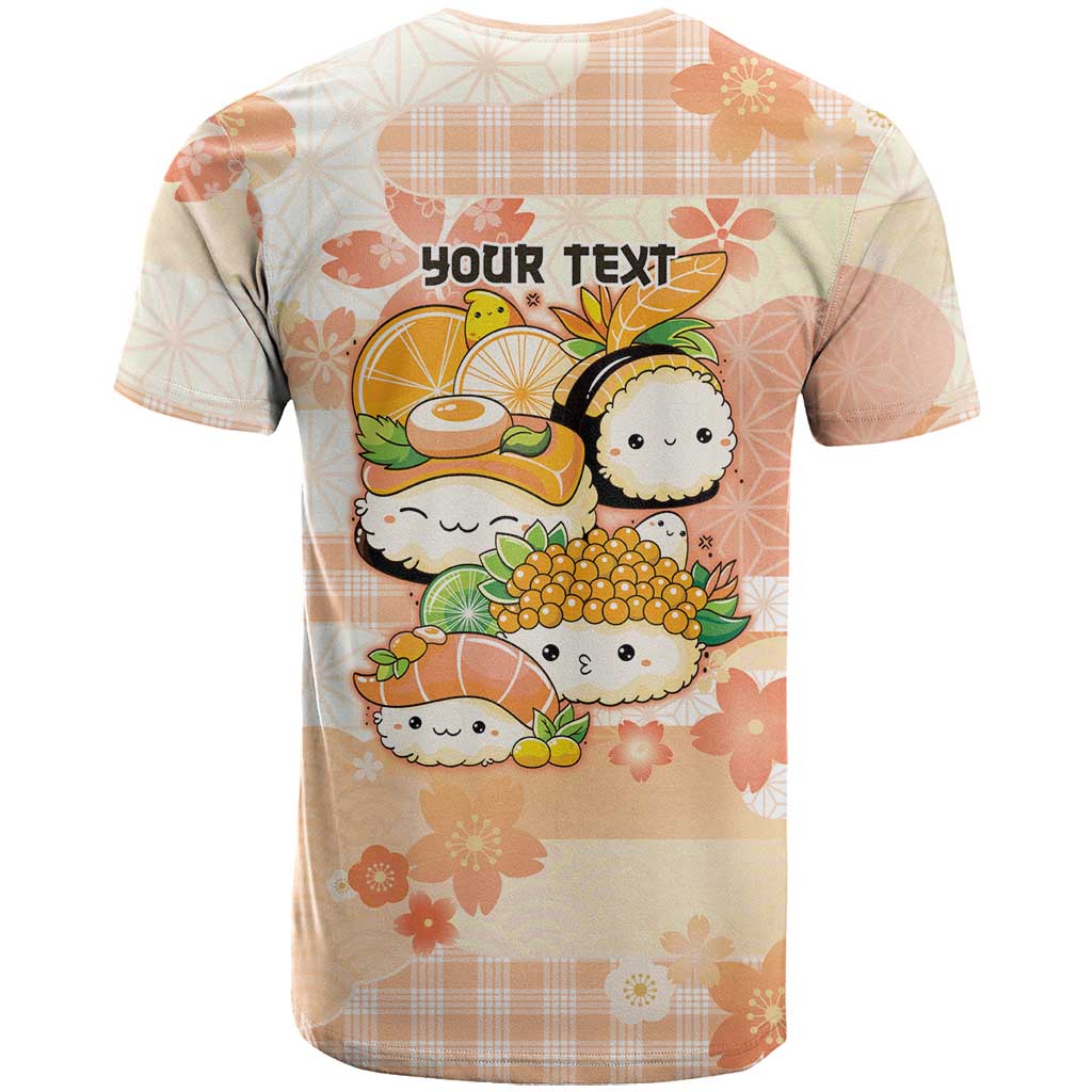 Personalized Japanese Kawaii Sushi T Shirt Peach Wagara Palaka This Is How I Roll