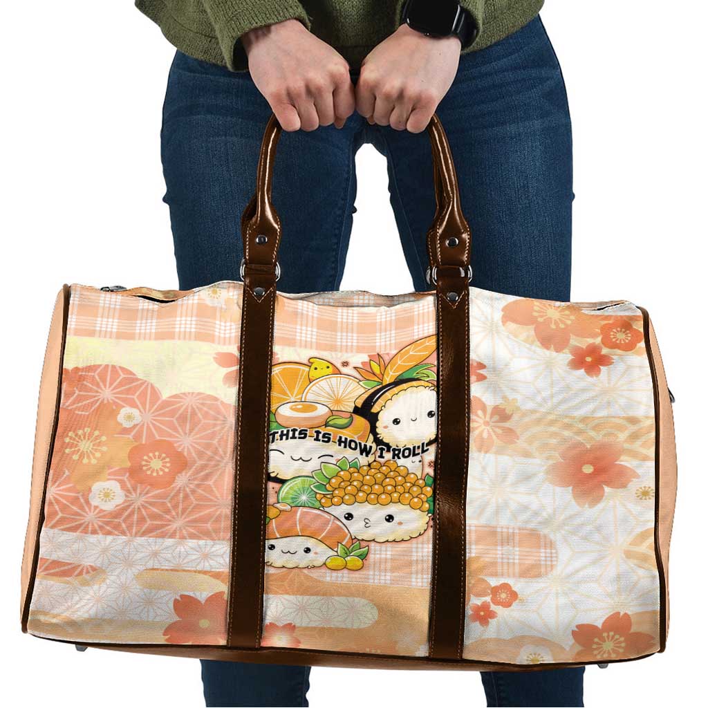 Japanese Kawaii Sushi Travel Bag Peach Wagara Palaka This Is How I Roll