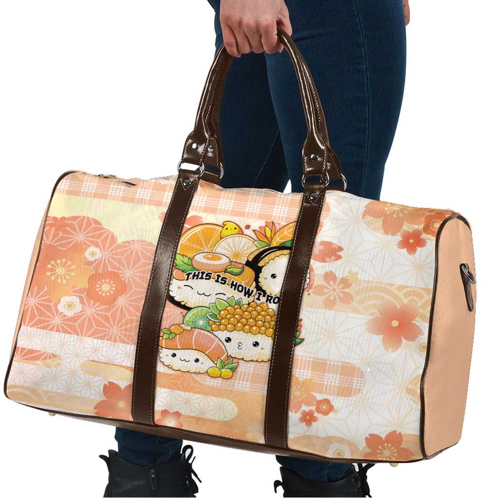 Japanese Kawaii Sushi Travel Bag Peach Wagara Palaka This Is How I Roll