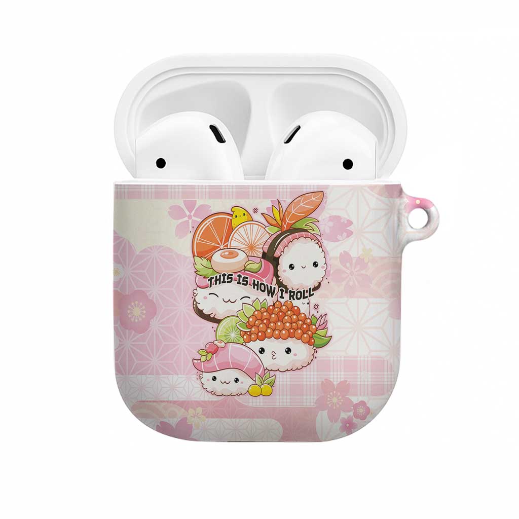 Japanese Kawaii Sushi AirPods Case Pink Wagara Palaka This Is How I Roll