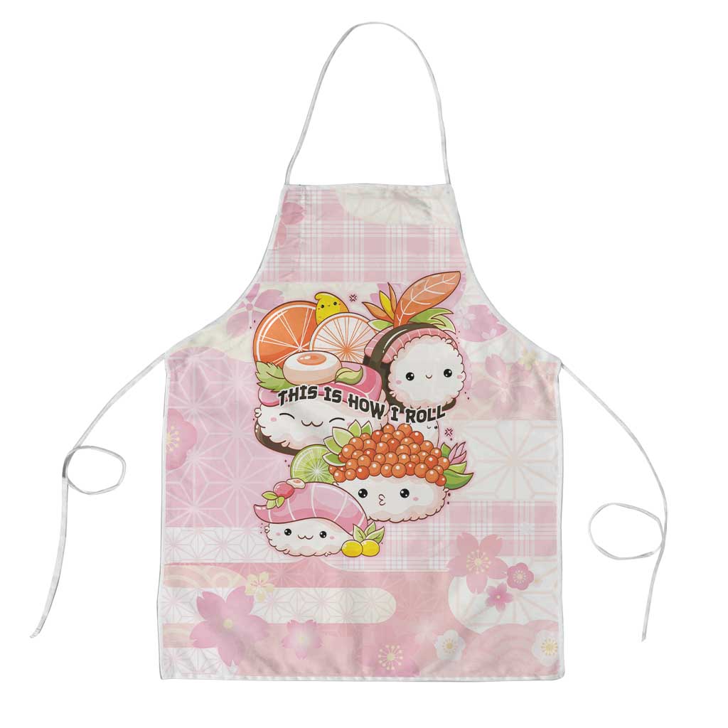 Japanese Kawaii Sushi Apron Pink Wagara Palaka This Is How I Roll