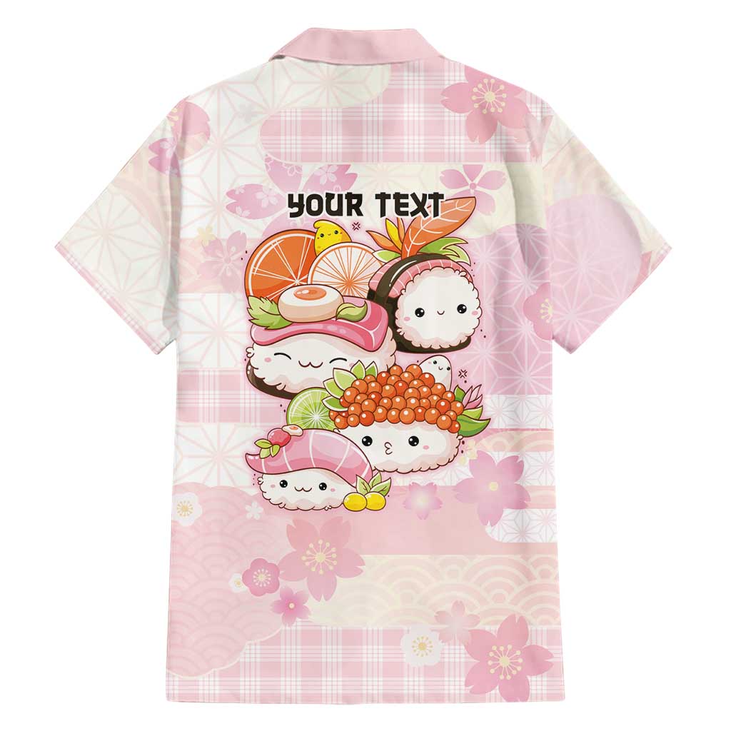 Personalized Japanese Kawaii Sushi Family Matching Mermaid Dress and Hawaiian Shirt Pink Wagara Palaka This Is How I Roll LT9 - Polynesian Pride