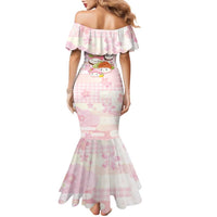 Personalized Japanese Kawaii Sushi Family Matching Mermaid Dress and Hawaiian Shirt Pink Wagara Palaka This Is How I Roll LT9 - Polynesian Pride