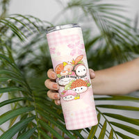Personalized Japanese Kawaii Sushi Skinny Tumbler Pink Wagara Palaka This Is How I Roll