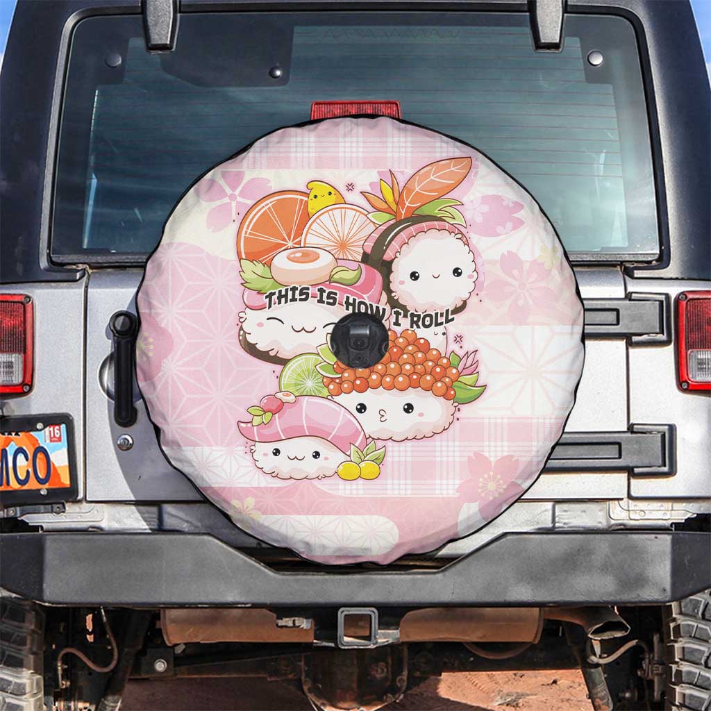 Japanese Kawaii Sushi Spare Tire Cover Pink Wagara Palaka This Is How I Roll