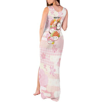 Personalized Japanese Kawaii Sushi Tank Maxi Dress Pink Wagara Palaka This Is How I Roll