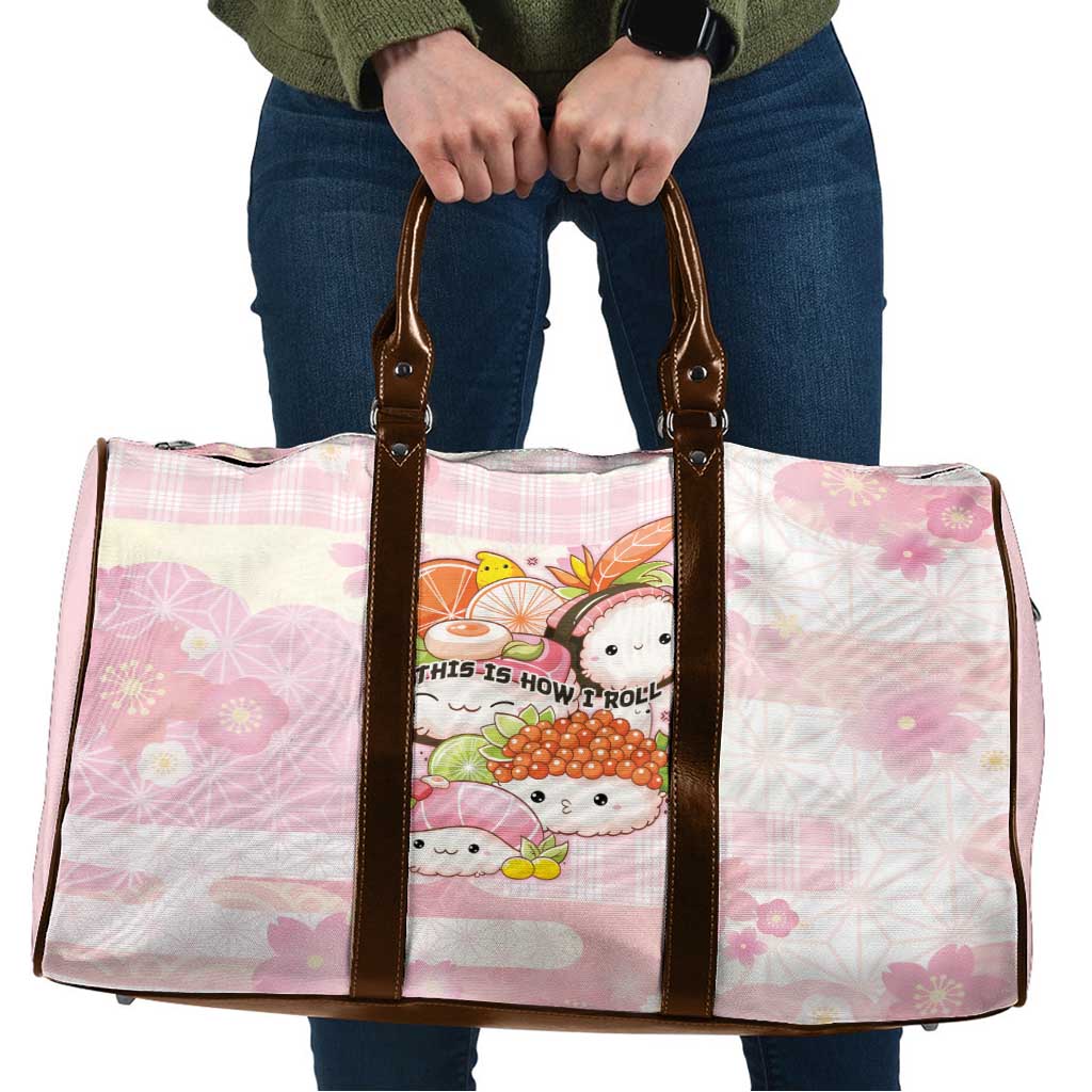Japanese Kawaii Sushi Travel Bag Pink Wagara Palaka This Is How I Roll