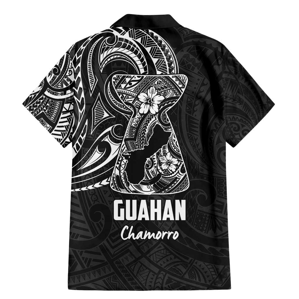 Black Guam Latte Stone Tribal Tattoo Family Matching Mermaid Dress and Hawaiian Shirt Hafa Adai Six 7 One LT9 - Polynesian Pride