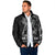 Black Guam Latte Stone Tribal Tattoo Padded Jacket Hafa Adai Six 7 One - Polynesian Pride