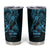 Blue Guam Latte Stone Tribal Tattoo Tumbler Cup Hafa Adai Six 7 One