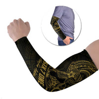 Gold Guam Latte Stone Tribal Tattoo Arm Sleeves Hafa Adai Six 7 One - Polynesian Pride