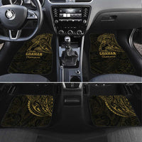 Gold Guam Latte Stone Tribal Tattoo Car Mats Hafa Adai Six 7 One LT9 Set 4pcs Gold - Polynesian Pride