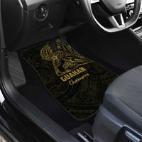 Gold Guam Latte Stone Tribal Tattoo Car Mats Hafa Adai Six 7 One LT9 - Polynesian Pride