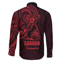 Oxblood Guam Latte Stone Tribal Tattoo Family Matching Mermaid Dress and Hawaiian Shirt Hafa Adai Six 7 One LT9 - Polynesian Pride