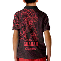Oxblood Guam Latte Stone Tribal Tattoo Kid Polo Shirt Hafa Adai Six 7 One LT9 - Polynesian Pride