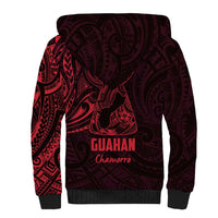 Oxblood Guam Latte Stone Tribal Tattoo Sherpa Hoodie Hafa Adai Six 7 One LT9 - Polynesian Pride