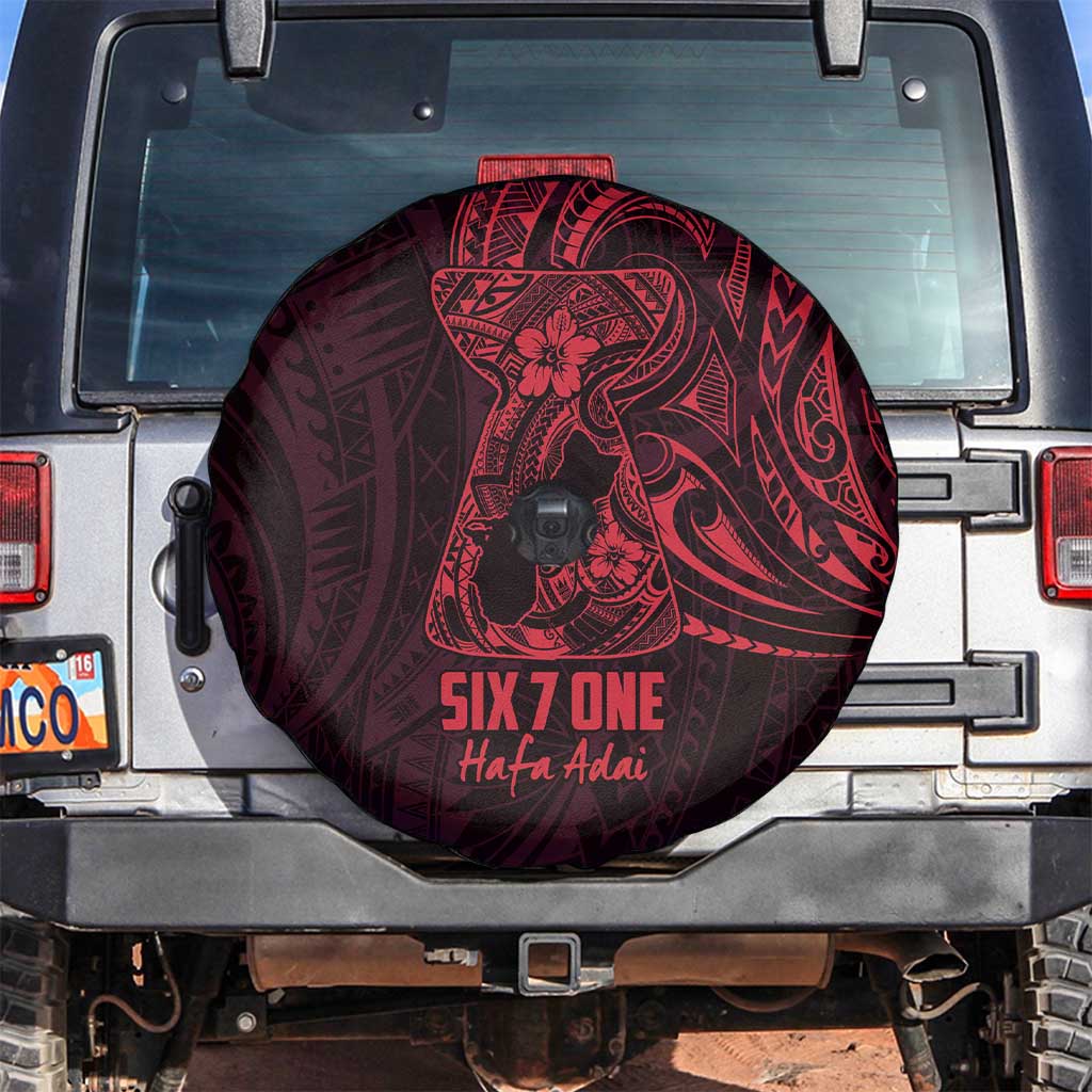 Oxblood Guam Latte Stone Tribal Tattoo Spare Tire Cover Hafa Adai Six 7 One LT9 Oxblood - Polynesian Pride