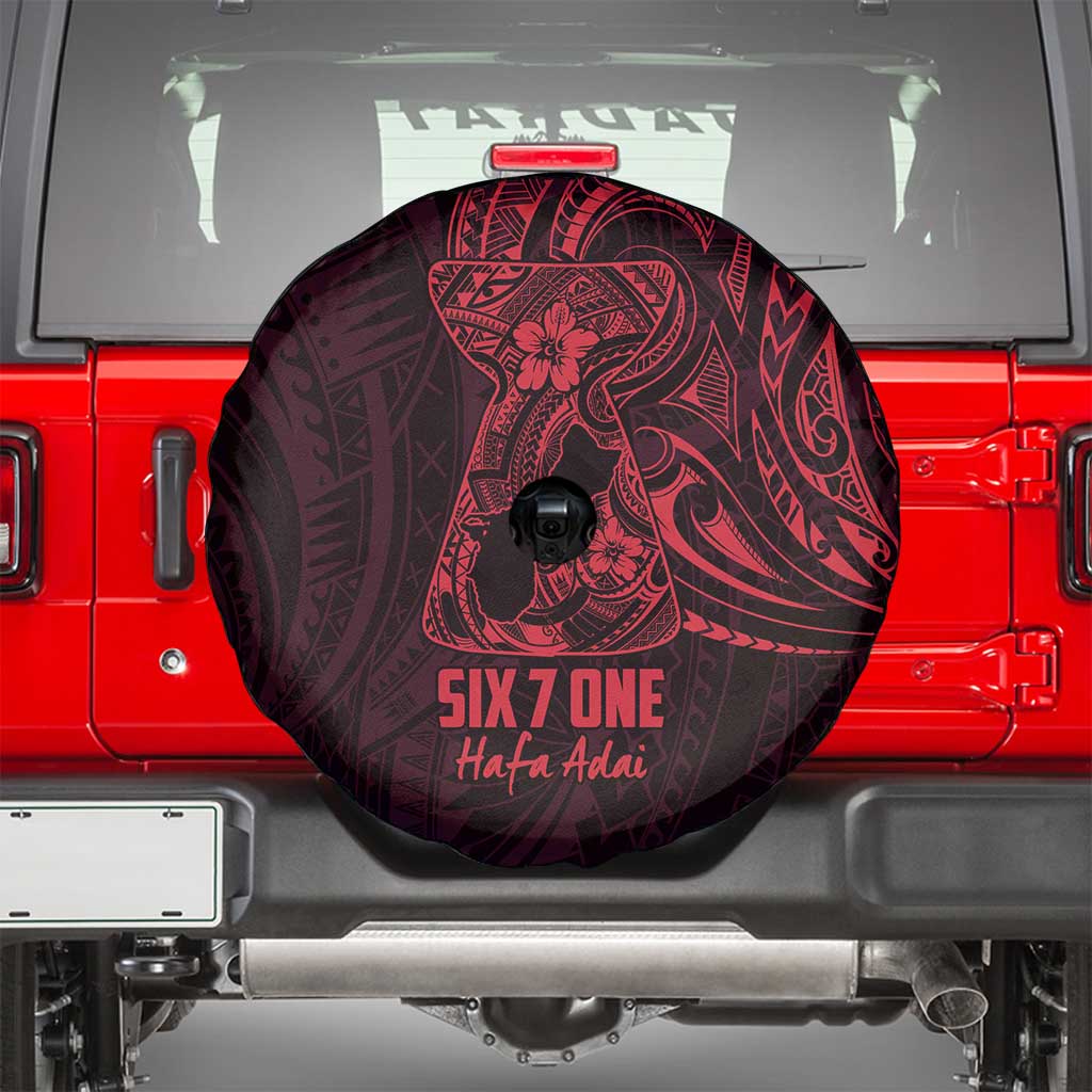 Oxblood Guam Latte Stone Tribal Tattoo Spare Tire Cover Hafa Adai Six 7 One LT9 - Polynesian Pride