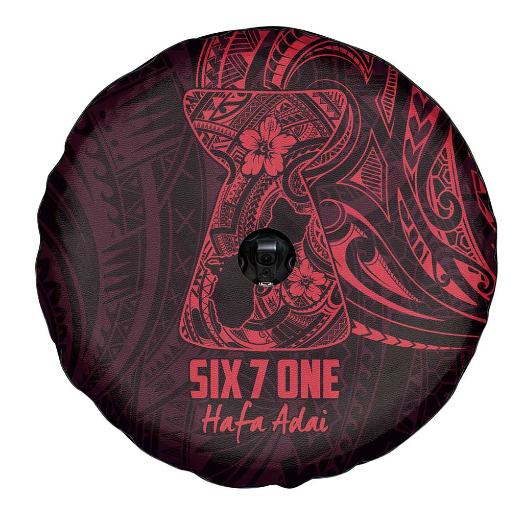 Oxblood Guam Latte Stone Tribal Tattoo Spare Tire Cover Hafa Adai Six 7 One LT9 - Polynesian Pride