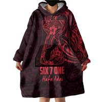 Oxblood Guam Latte Stone Tribal Tattoo Wearable Blanket Hoodie Hafa Adai Six 7 One LT9 - Polynesian Pride