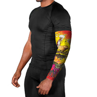 Papua New Guinea Cultural Tropical Flowers Arm Sleeves - Polynesian Pride